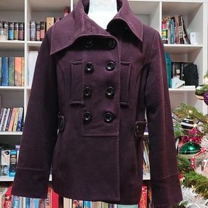 Braetan purple pea coat